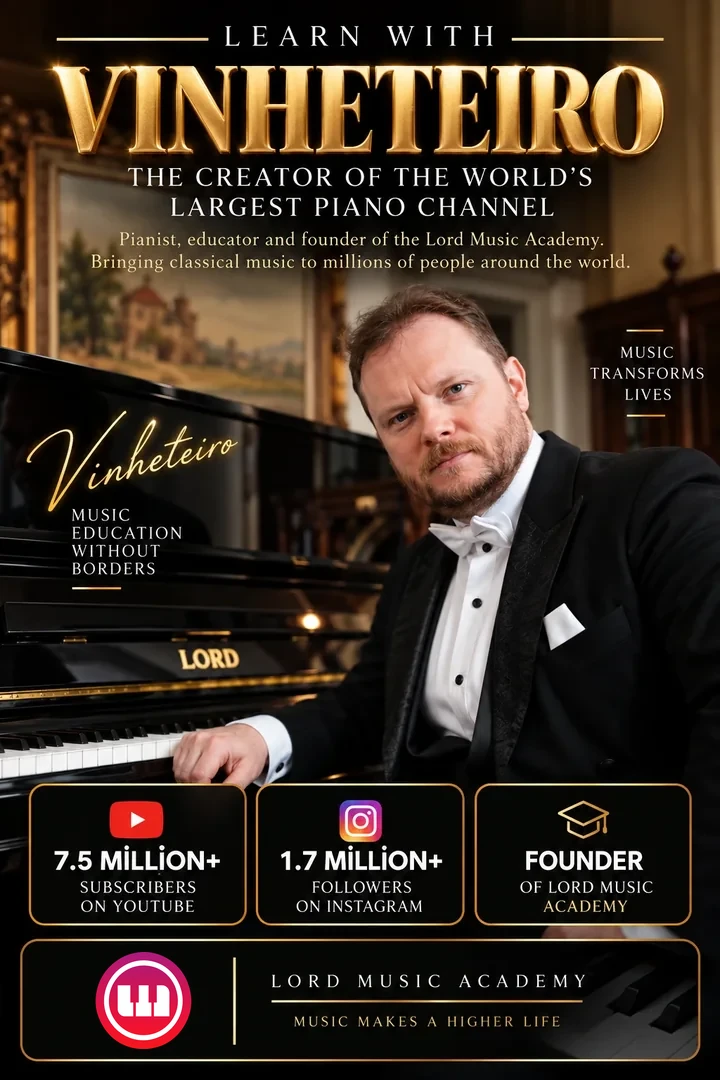 Learn with Vinheteiro - The creator of the world’s biggest piano channel