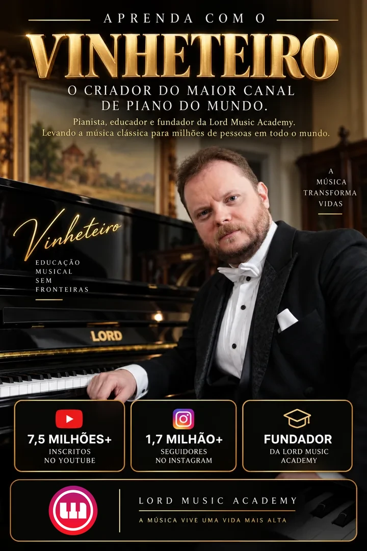Aprenda com o Vinheteiro - O criador do maior canal de piano do mundo